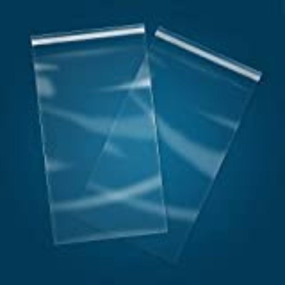 50 Pcs 4"x4.73" Clear Resealable Cello/Cellophane